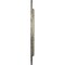 Ekena Millwork Loera Medallion (Canopies up to 6 1/4"), 26 5/8"OD x 4 1/2"ID x 1 3/8"P, Castle Stone Crackle CM26LOCSC - alternate 3